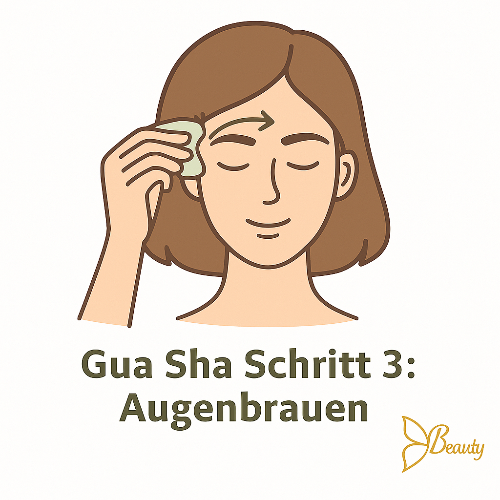 Gua Sha Schritt 3: Wangen